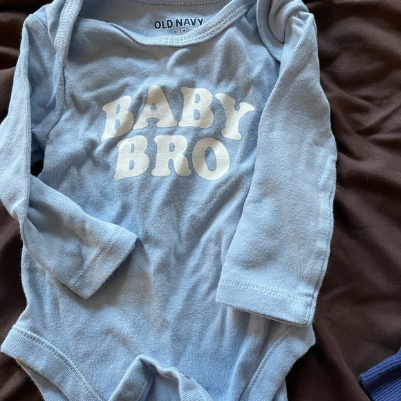 Old Navy Other - Old Navy Baby Bro Light Blue Bodysuit